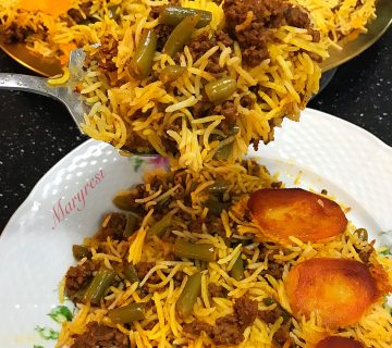 Saffron Lobia Polo